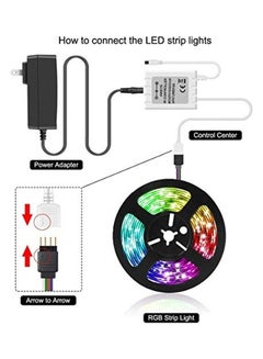 Generic LED Strip Light With Remote Controller Multicolour 0.85kg  - Image 4