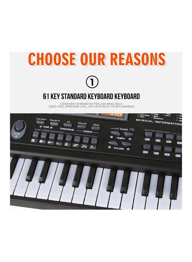 Generic 61-Keys Digital Music Electronic Keyboard  - Image 2