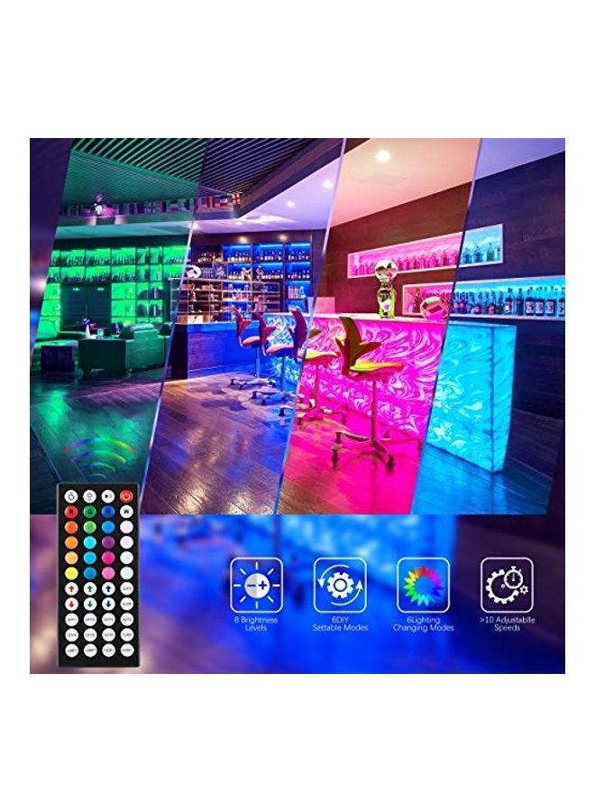 Generic LED Strip Light With Remote Controller Multicolour 1.28kg  - Image 4