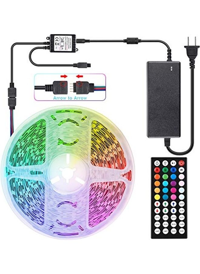 Generic LED Strip Light With Remote Controller Multicolour 1.28kg  - Image 5