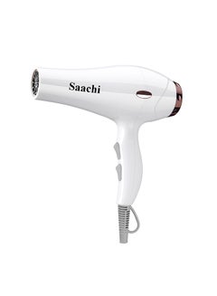 Saachi Hair Dryer NL-HD-5031-WH-White With 3 Temperature White  - Image 1