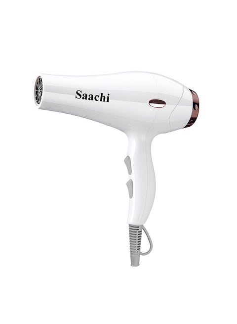 Hair Dryer NL-HD-5031-WH-White With 3 Temperature White