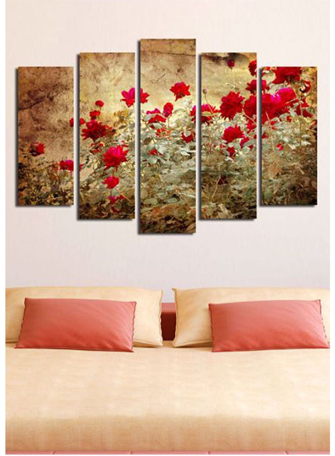 Harmony Decorative Resin Painting 5 Piece Set - Mixed Media Multicolour 110X70cm - Image 1