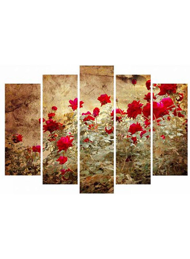 Harmony Decorative Resin Painting 5 Piece Set - Mixed Media Multicolour 110X70cm - Image 2