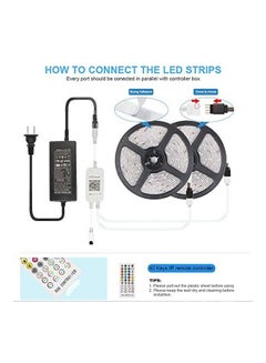 Generic LED Strip Lights With Remote Multicolour 0.70kg  - Image 2