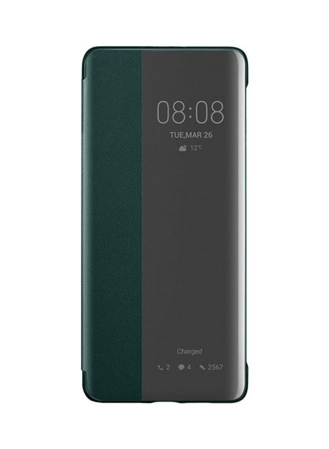 مارجون غطاء حماية قلاب بنافذة عرض ذكية لهاتف آيفون 11 برو أخضر غامق - Image 2