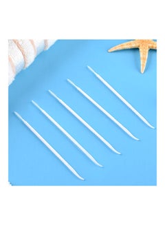 Generic 300-Piece Toothpick 2-In-1 Dental Floss Picks High Toughness Interdental Brush White  - Image 4