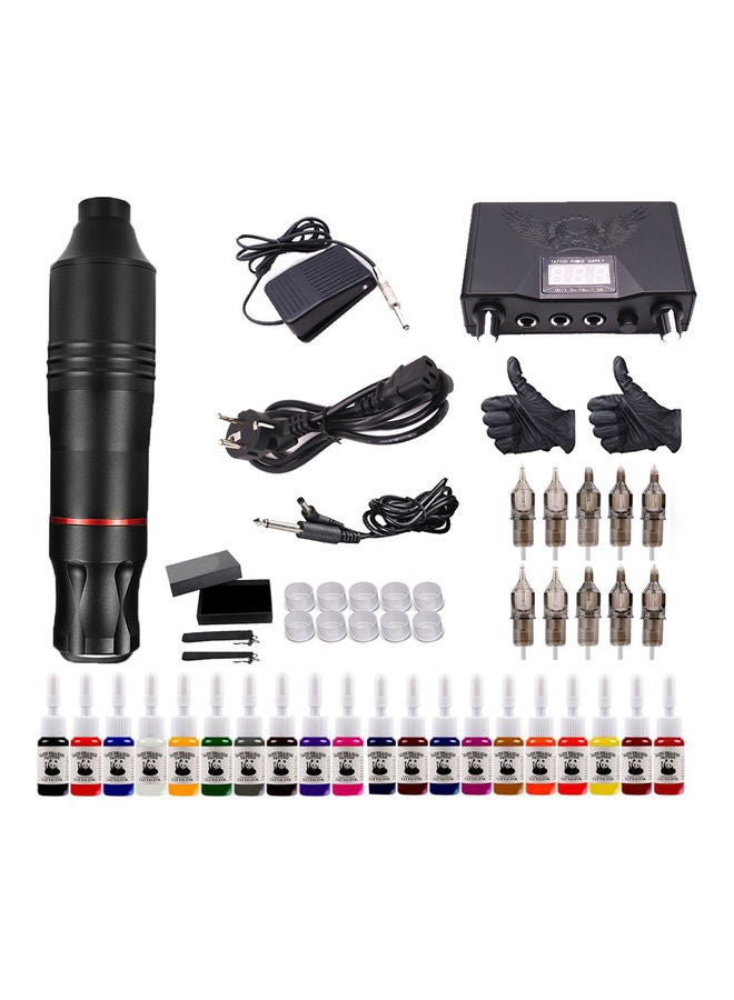 Generic - Tattoo Machine Kit For Beginners Multicolour - Image 1