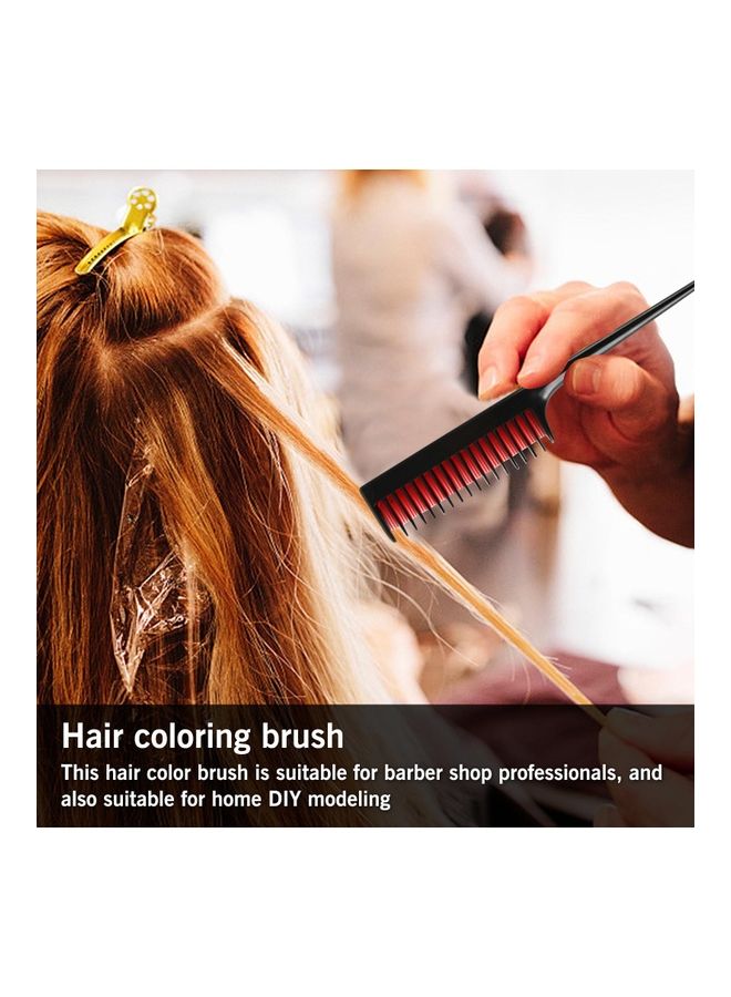 Hair Dye Brush Coloring Comb Black 20.5x3cm - Image 3