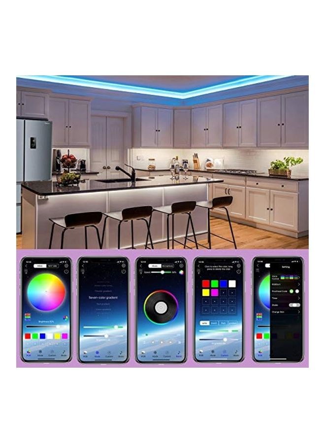 Generic - LED Strip Light With Remote Controller Multicolour 1.00kg - Image 1