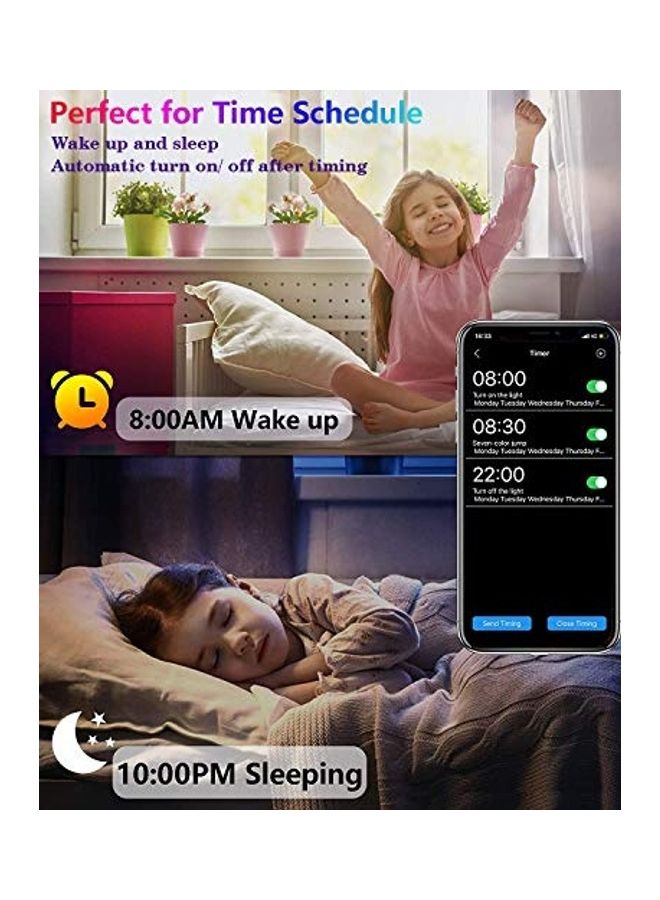 Generic - LED Strip Light With Remote Controller Multicolour 1.00kg - Image 1