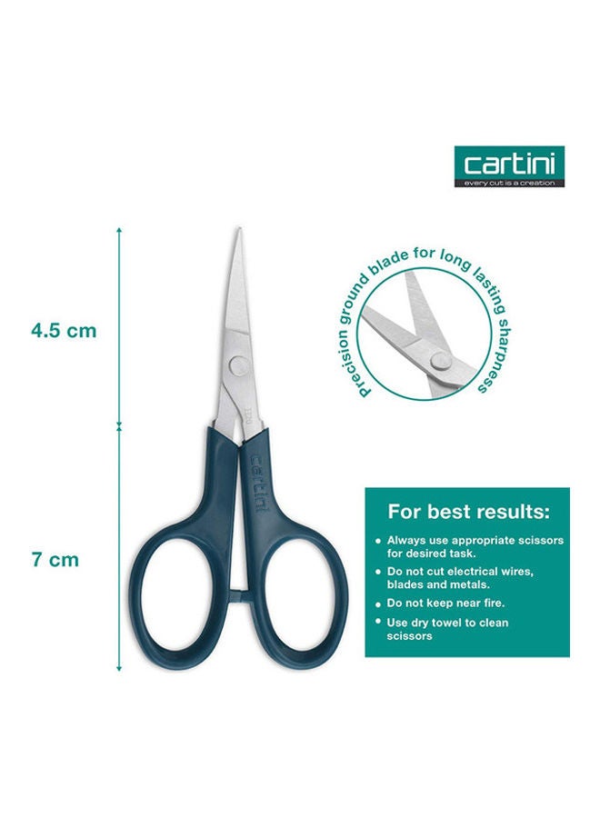 جودريج كارتيني مقص بطرف من الستانلس ستيل. أزرق. - Image 3