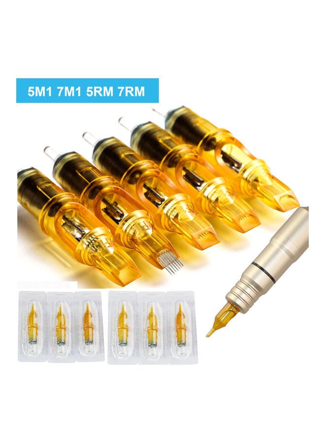Generic 20-Piece 3RL Disposable Tattoo Needle Kit Yellow  - Image 5