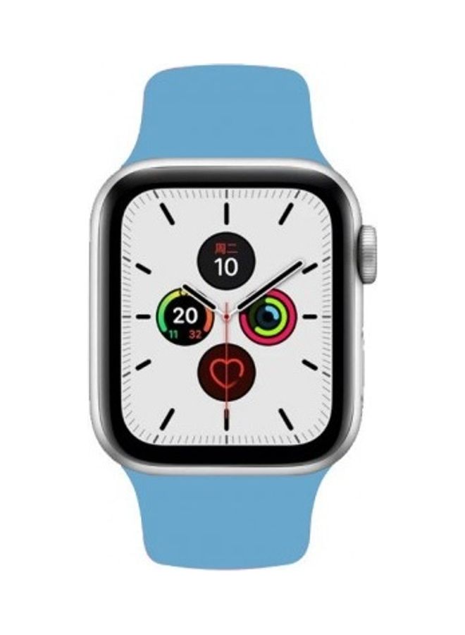 MARGOUN - Silicone Replacement Band For Apple Watch 42/44mm Cornflower - Image 1