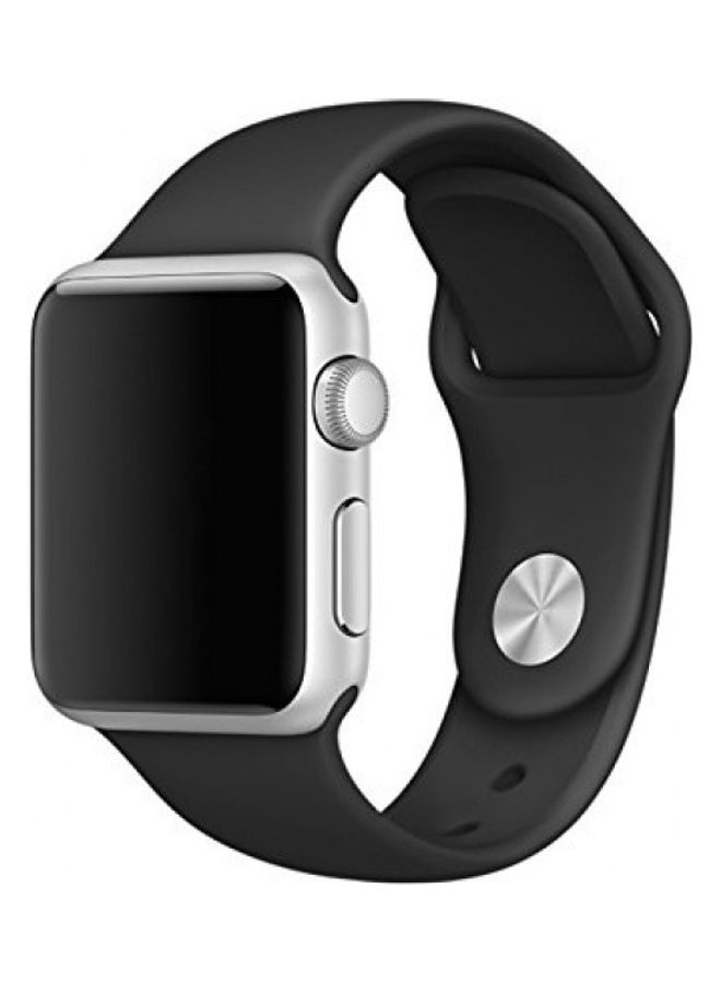 MARGOUN - Silicone Replacement Band For Apple Watch 38/40mm Black - Image 1