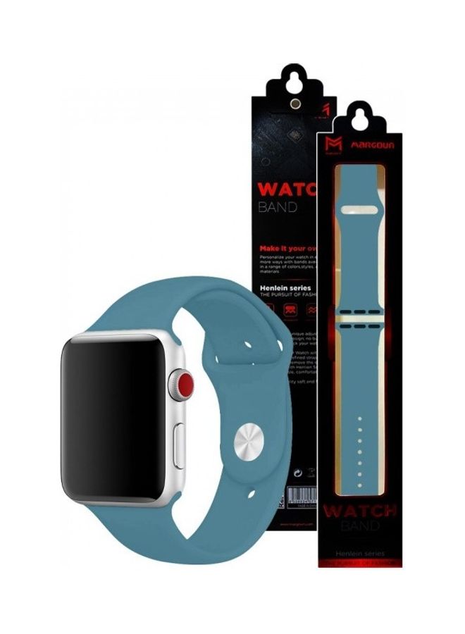 MARGOUN - Silicone Replacement Band For Apple Watch 42/44mm Cactus - Image 1