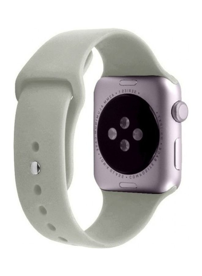 MARGOUN - Silicone Replacement Band For Apple Watch 38/40mm Concrete - Image 1