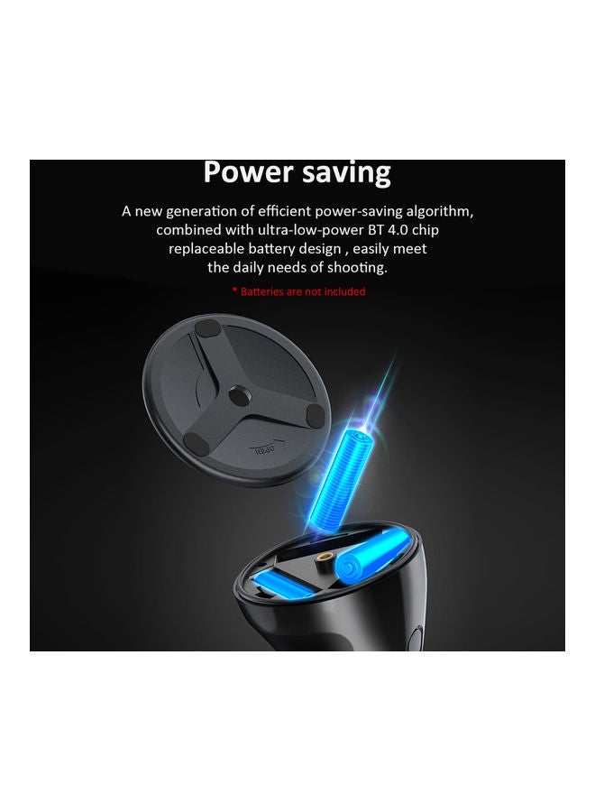 Smart Selfie Gimbal Face Tracking Smartphone Holder Black  - Image 3