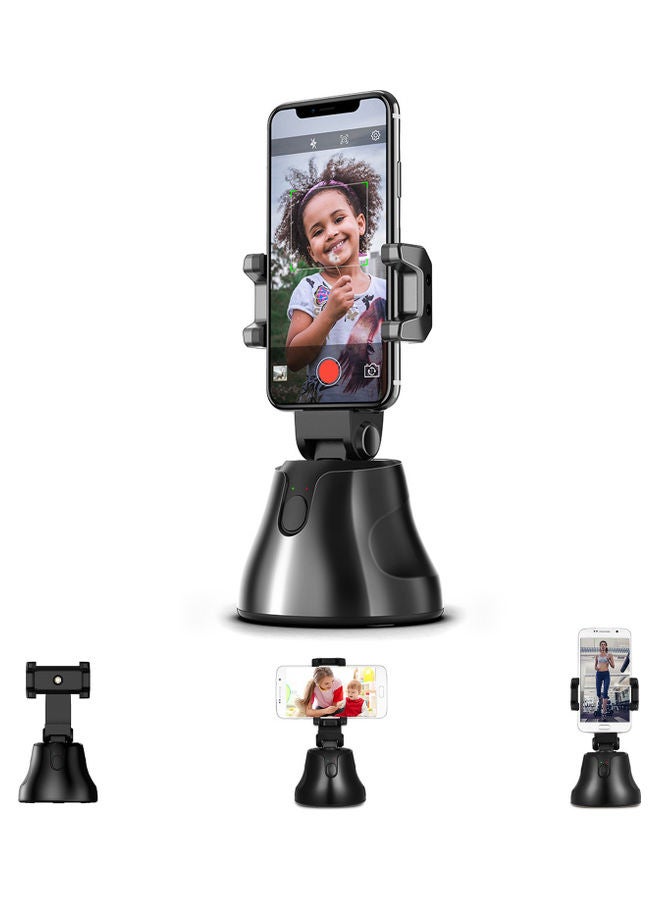 Smart Selfie Gimbal Face Tracking Smartphone Holder Black  - Image 4