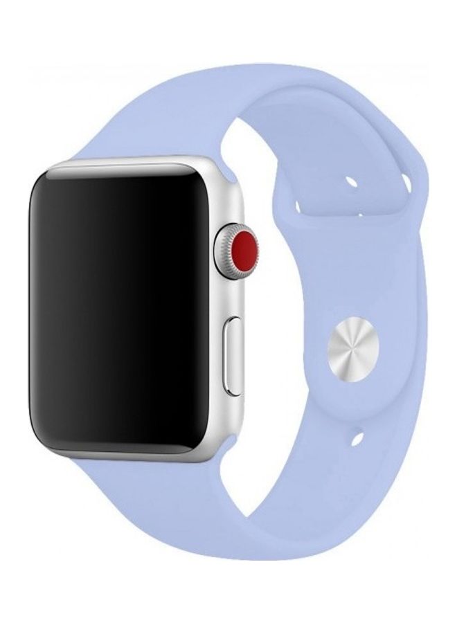 MARGOUN - Silicone Replacement Band For Apple Watch 38/40mm Lilac - Image 1