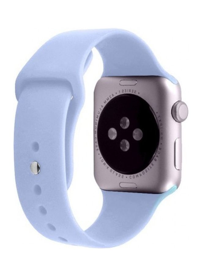 MARGOUN - Silicone Replacement Band For Apple Watch 38/40mm Lilac - Image 1