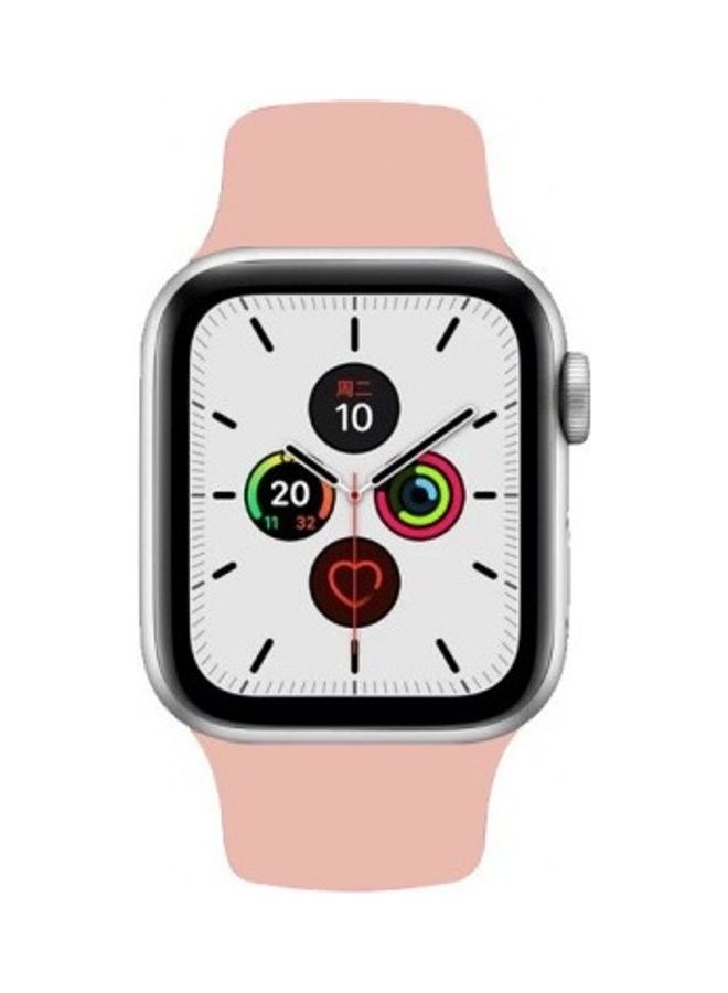 MARGOUN - Silicone Replacement Band For Apple Watch 42/44mm Vintage Rose - Image 1