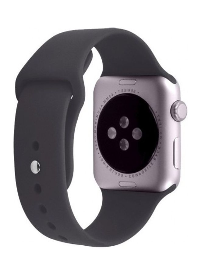 MARGOUN - Silicone Replacement Band For Apple Watch 42/44mm Cocoa - Image 1