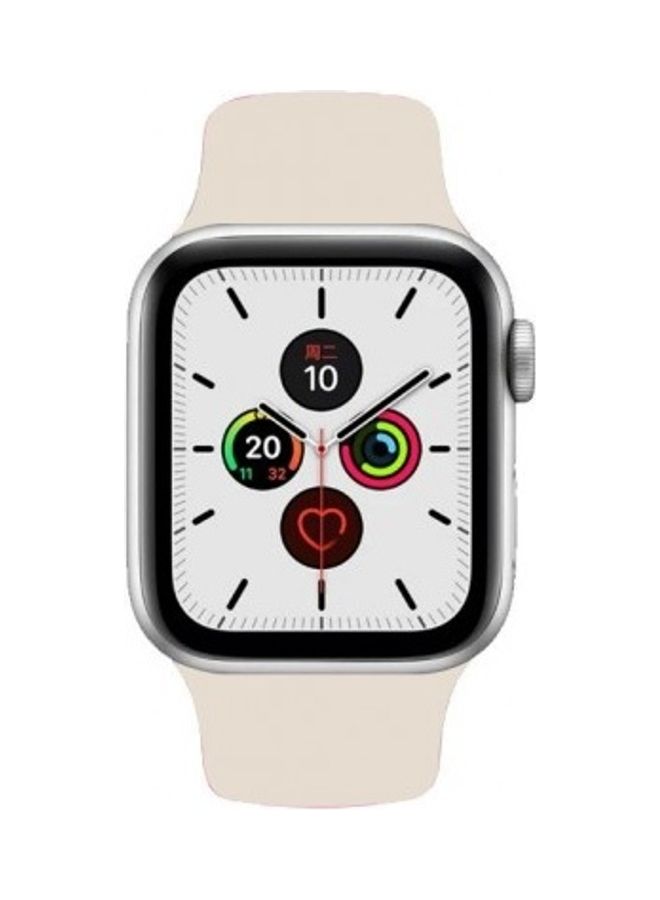 Silicone Replacement Band For Apple Watch 42/44mm Antique White
