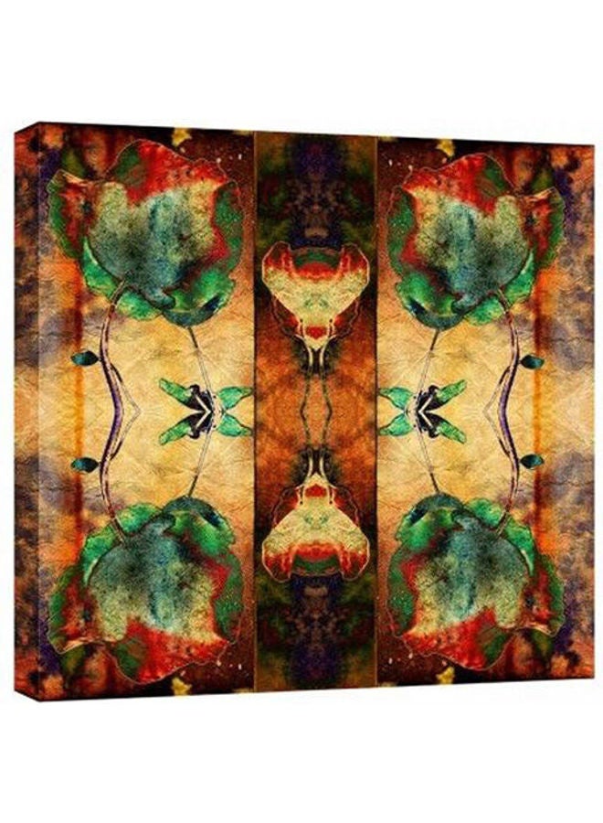 BOHEMIA Canvas Wall Painting With Wooden Frame Multicolour 60X60cm 