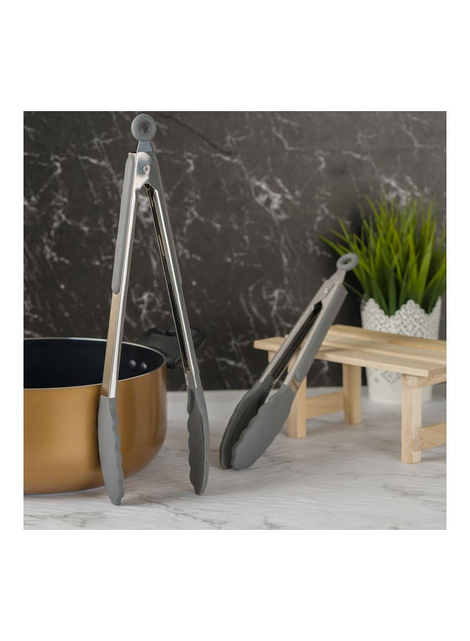 Insiya - Tongs For Cooking With Silicone Tips Assorted - Image 1