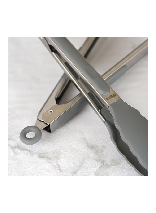 Insiya - Tongs For Cooking With Silicone Tips Assorted - Image 1
