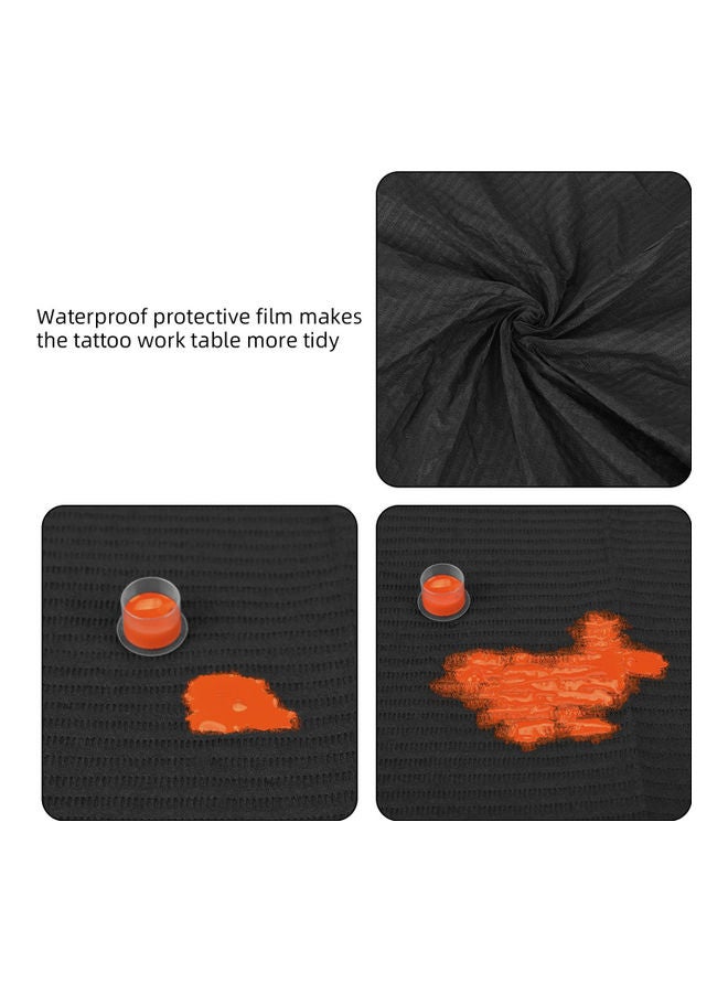 20-Piece Disposable Tattoo Table Covers Black - Image 2