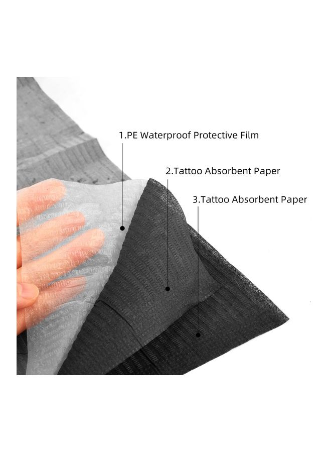 20-Piece Disposable Tattoo Table Covers Black - Image 5