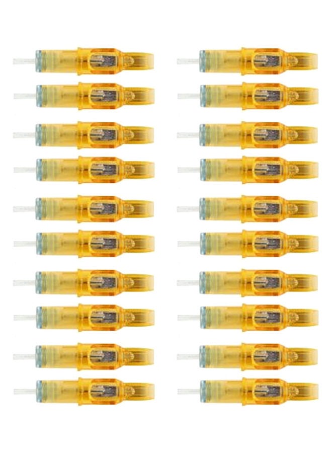 Generic 20-Piece 5M1 Disposable Tattoo Needle Set Yellow  - Image 1