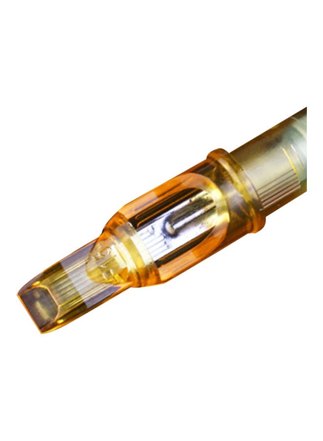 10-Piece 7M1 Disposable Tattoo Needle Set Yellow - Image 3