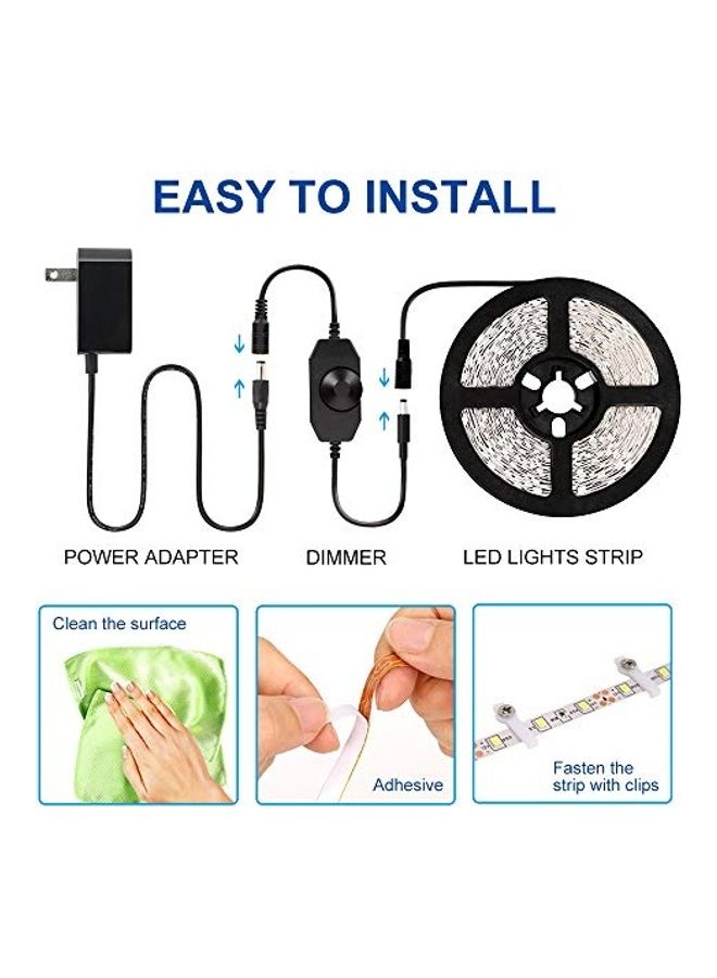 Generic - LED Strip Lights With Remote Control Multicolour 0.44kg - Image 1