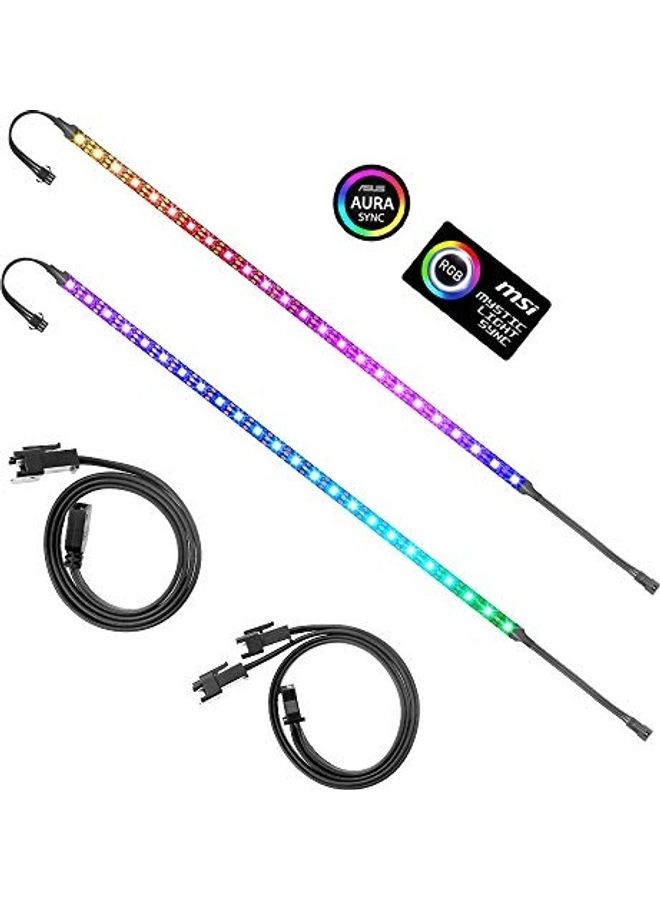 Generic - LED Strip Light With Remote Controller Multicolour 0.22kg - Image 1