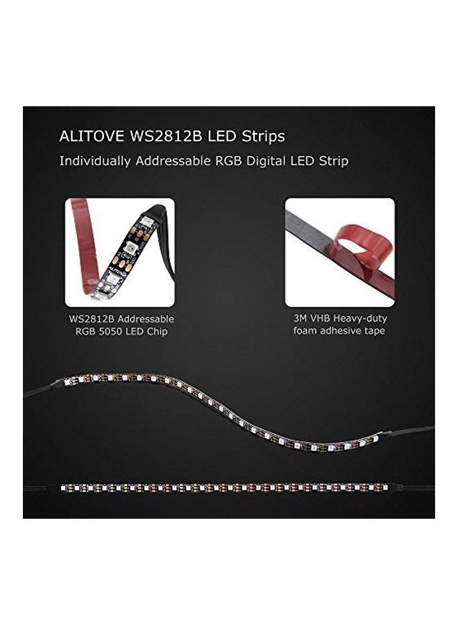 Generic - LED Strip Light With Remote Controller Multicolour 0.22kg - Image 1