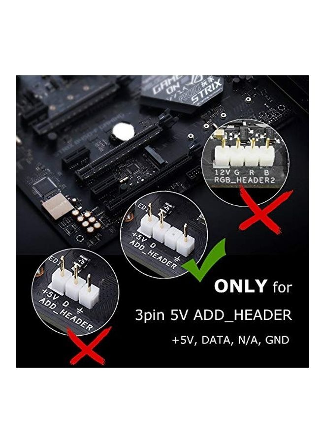 Generic - LED Strip Light With Remote Controller Multicolour 0.22kg - Image 1
