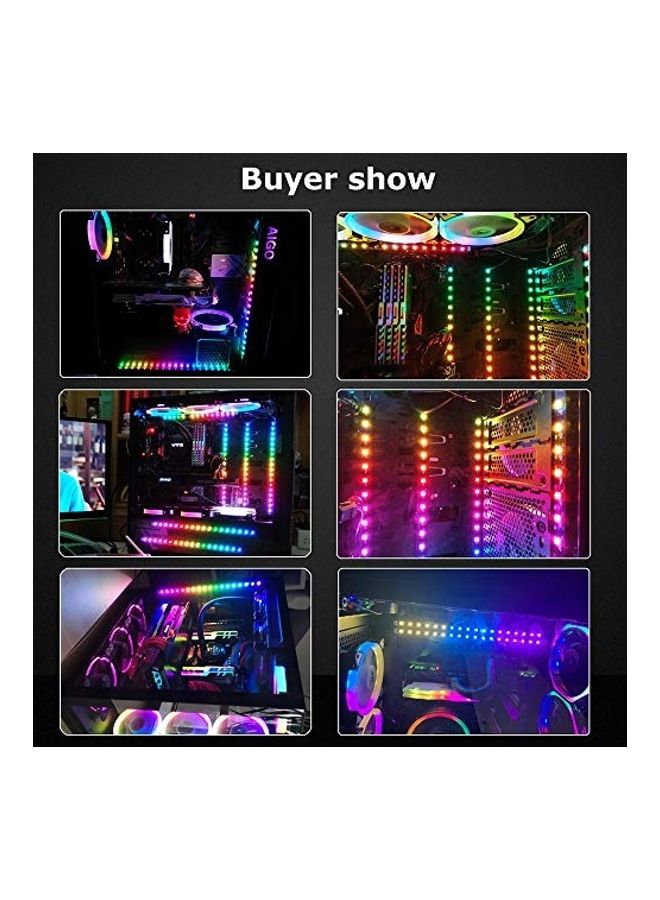 Generic - LED Strip Light With Remote Controller Multicolour 0.22kg - Image 1