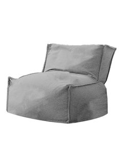 ريغال إن هاوس مقعد بين باج بحشو من الكتان رمادي فاتح 80x80x80سم  - Image 1