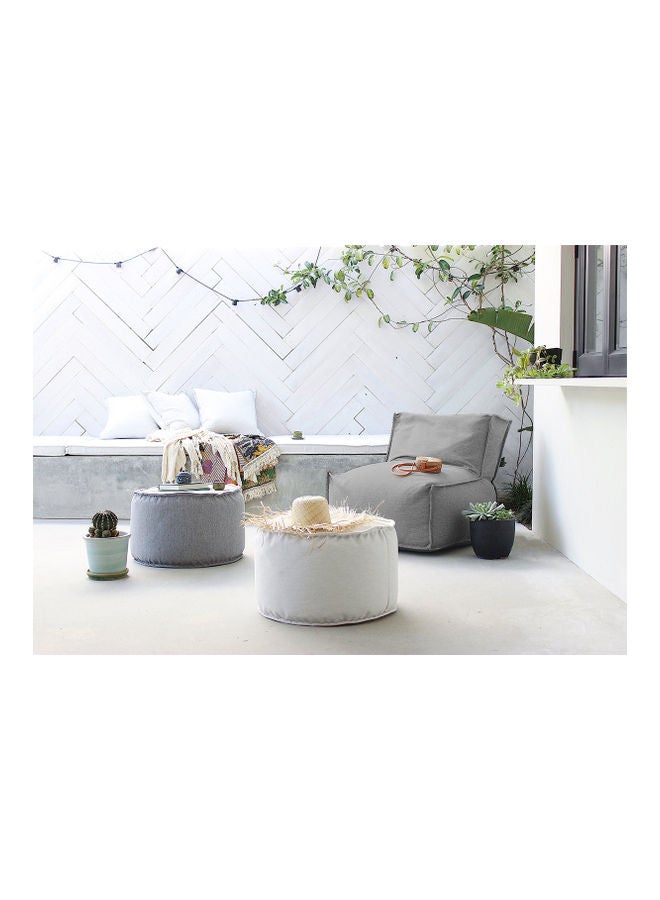 Linen Filler Bean Bag Light Grey 80x80x80cm - v1629291633/N50237482A_2