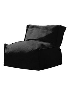 ريغال إن هاوس مقعد بين باج بحشو من الكتان أسود 60x60x60سم  - Image 1