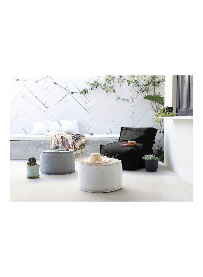 Linen Filler Bean Bag Black 60x60x60cm - v1629291646/N50237486A_2