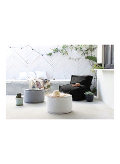 ريغال إن هاوس مقعد بين باج بحشو من الكتان أسود 60x60x60سم  - Image 2