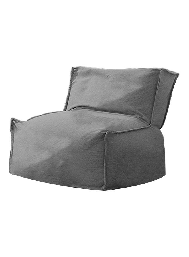 ريغال إن هاوس مقعد بين باج بحشو من الكتان رمادي 60x60x60سم - Image 1