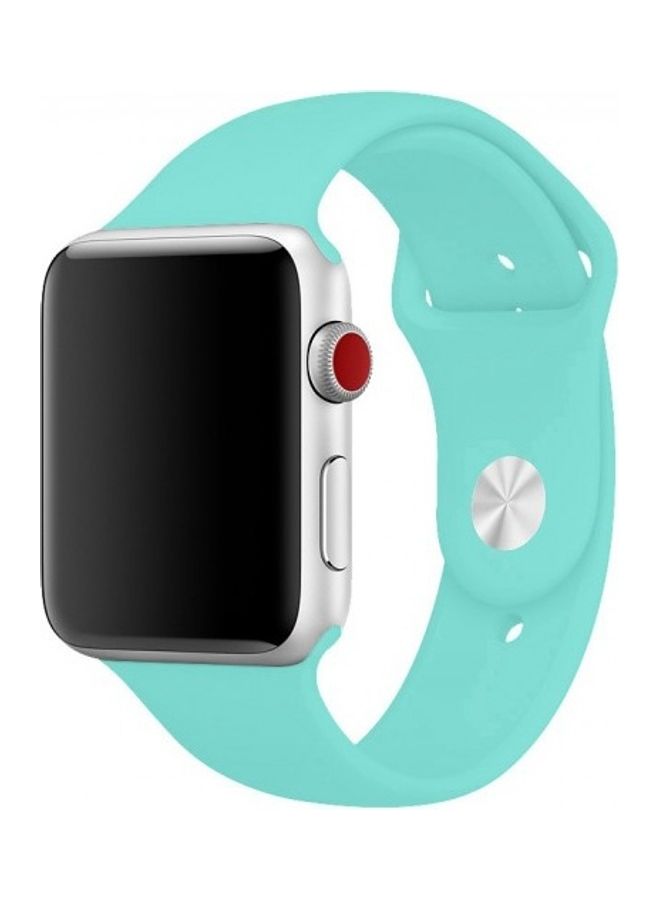 MARGOUN Silicone Replacement Band For Apple Watch 38/40mm Green Grass - Image 1