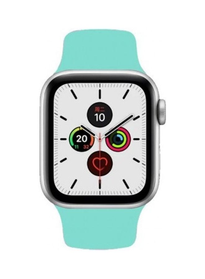 MARGOUN Silicone Replacement Band For Apple Watch 38/40mm Green Grass - Image 3