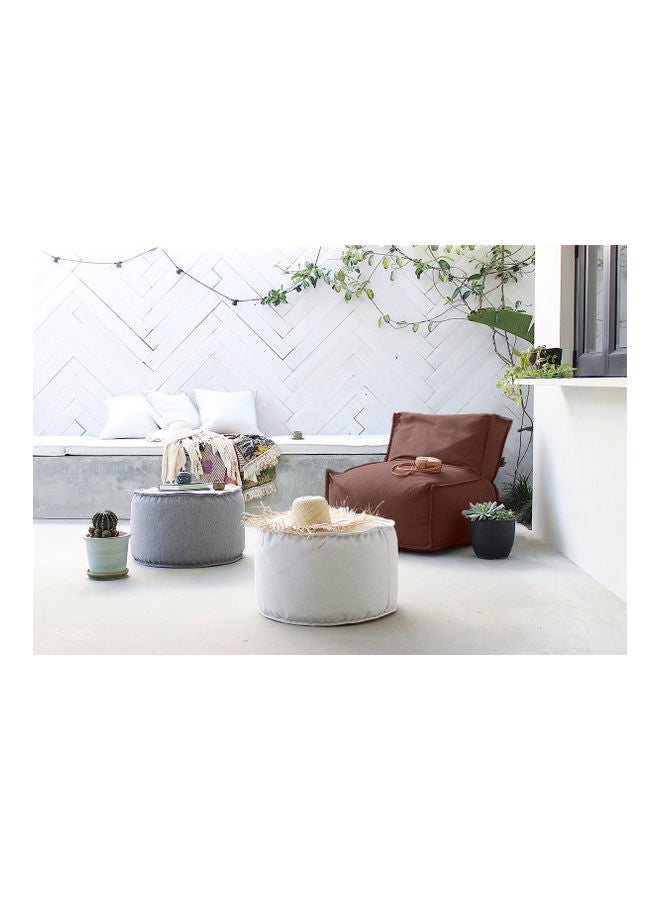 Linen Filler Bean Bag Brown 80x80x80cm - v1629292878/N50237501A_2