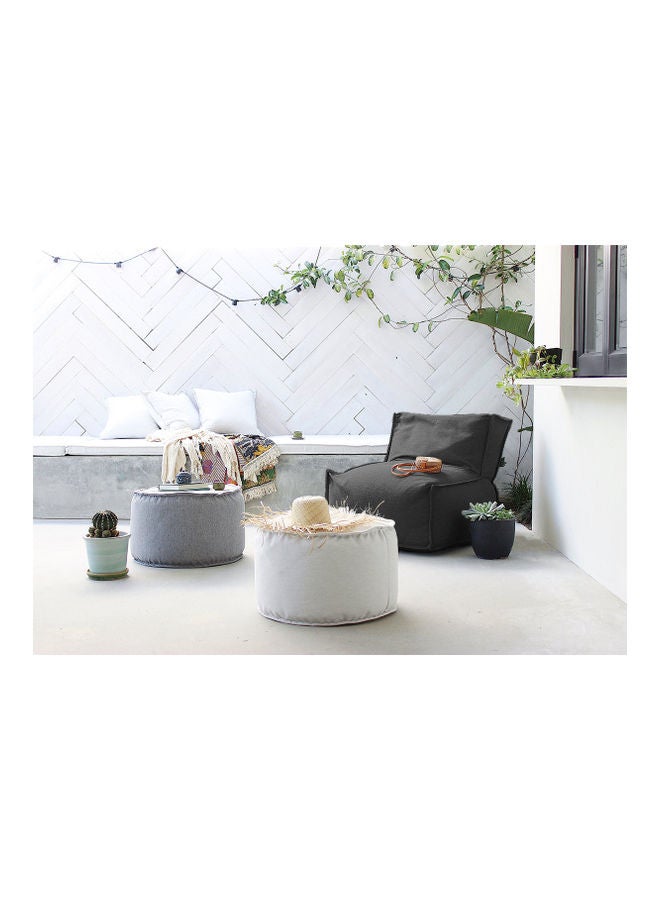 Linen Filler Bean Bag Dark Grey 80x80x80cm - v1629293282/N50237505A_2